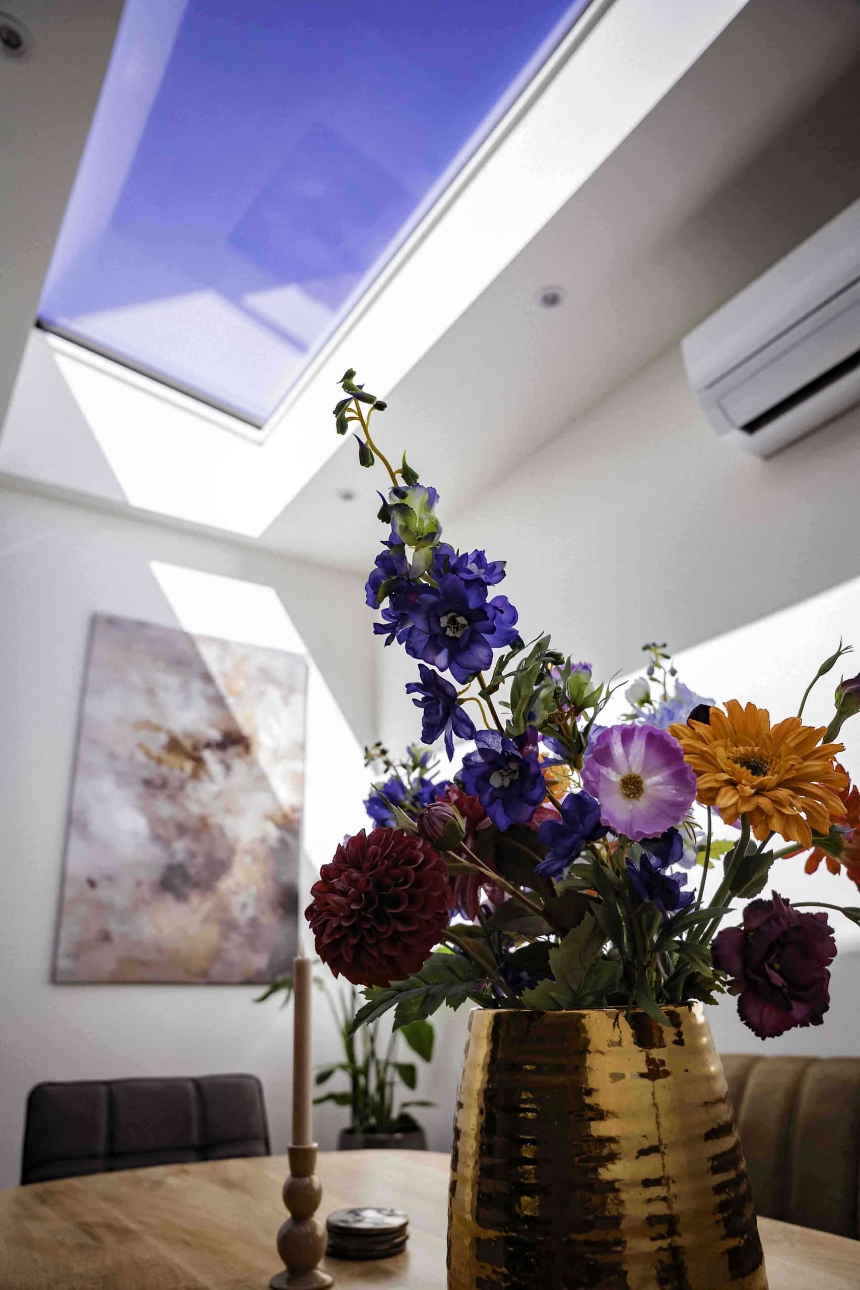 Lichtstraat in de woonkamer